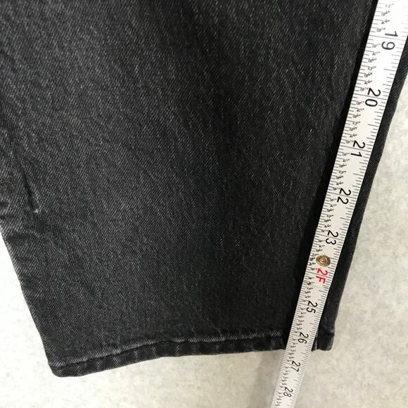 Universal Thread Jeans Womens 6 Black Straight Baggy Loose 90s Grunge Skater Y2K - Picture 7 of 14